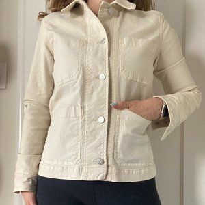 GAP Utility Chore Jacket, Size X-small, Color Cream